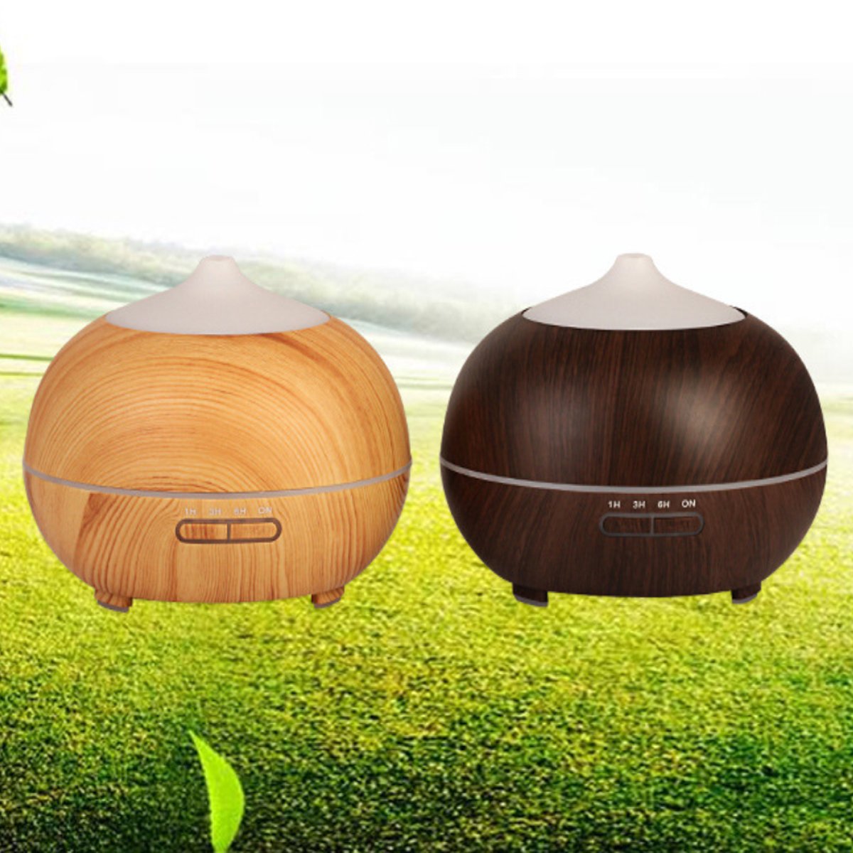 Mistyrious Essential Oil Humidifier Natural Oak Design With Easy - G&K's