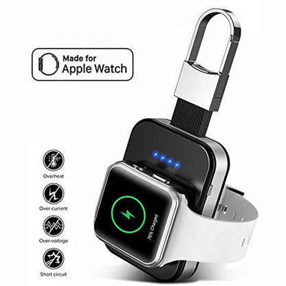 Apple Watch Wireless Charger Power Bank On Key Chain - G&K's