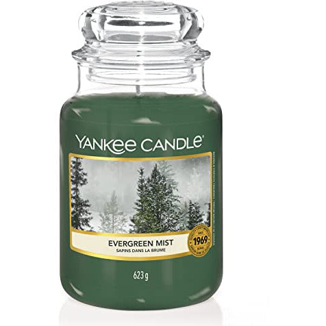 Yankee Candle Evergreen Mist Candle - Large Jar - G&K's