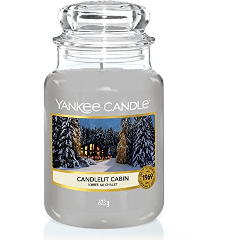 Yankee Candle Candlelit Cabin Candle - Large Jar - G&K's