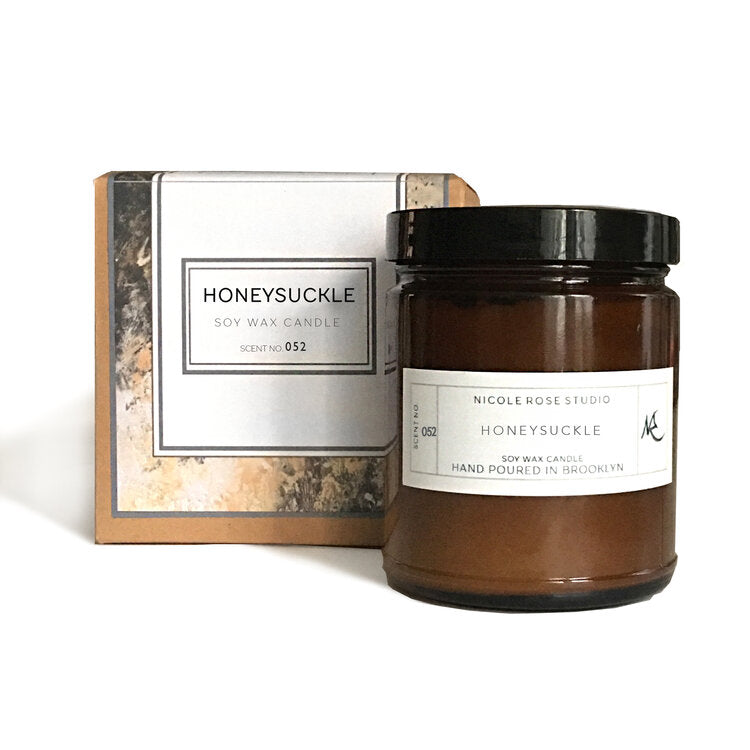 Honeysuckle Scented Soy Wax Candle - G&K's