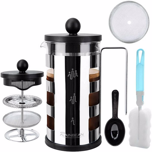 Stainless Steel 600 ml French Press Coffee Maker - G&K's