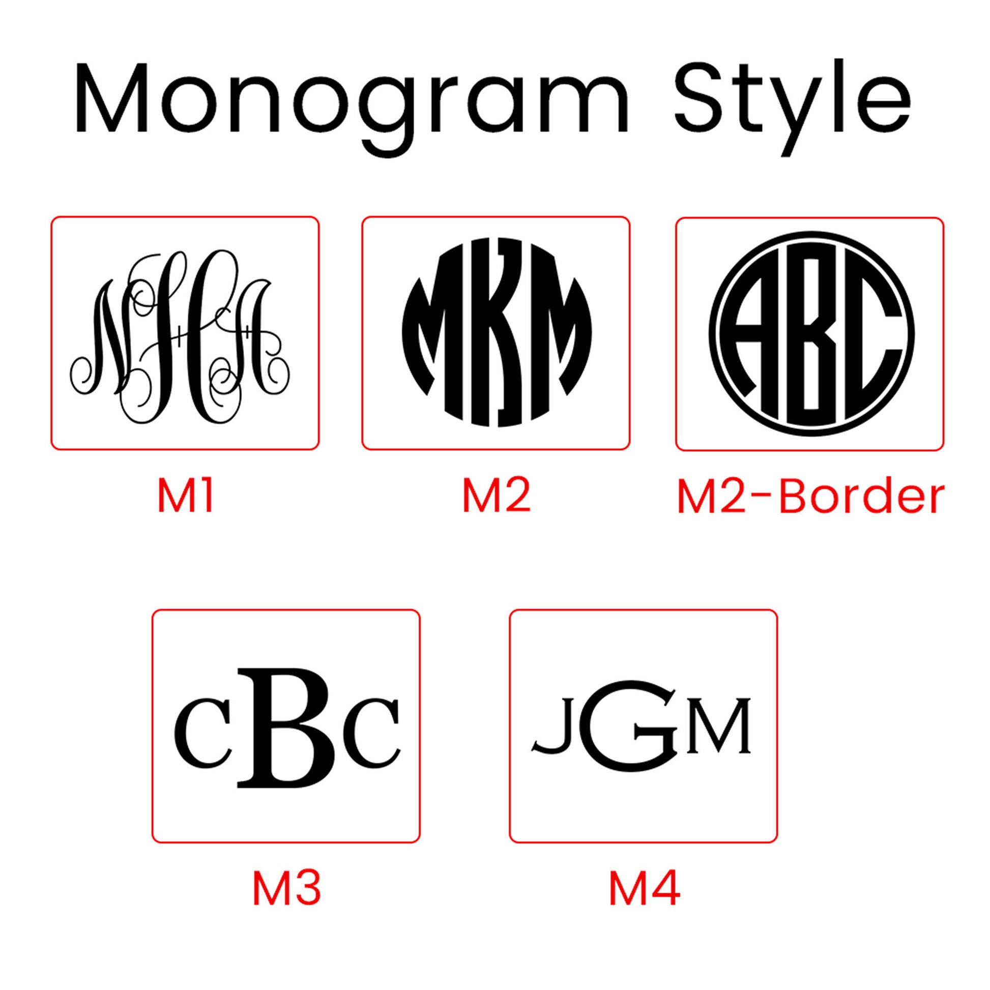 Custom Monogram Black Case Cover for Apple AirPods Gen 1, 2, 3 & Pro - G&K's