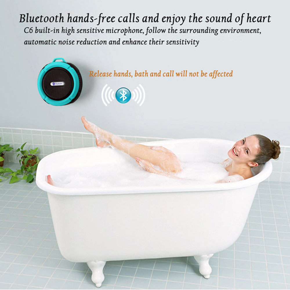 Mini Portable Waterproof Bluetooth Speaker with Suction Cup - G&K's