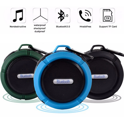 Mini Portable Waterproof Bluetooth Speaker with Suction Cup - G&K's