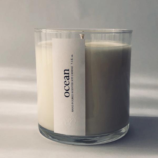 ocean scented candle - G&K's