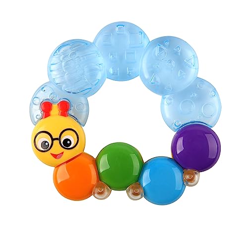 Baby Einstein Teether-Pillar Rattle and Chill Teething Toy, Ages 3 months + - G&K's