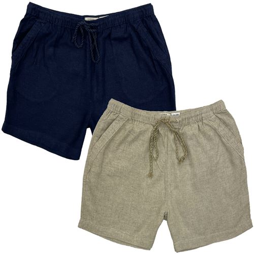 Womens Casual Summer Linen Shorts - 2578 - G&K's